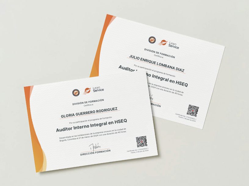 Certificado Lean Acacemy
